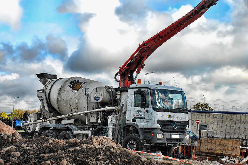 Бетононасос для заливки бетона