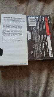 Видеокассеты VHS Sony CD E-180 и Head cleaning