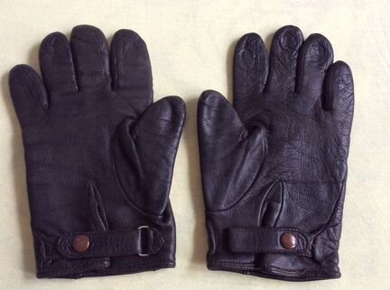 Перчатки кожаные б/у. Размер 9