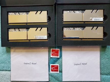 Два комплекта модулей памяти G.skill Trident Z Roy