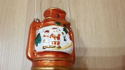 Подсвечник керамика новогодний