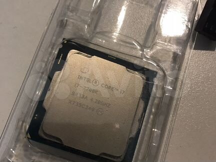 Intel core i7 7700k + куллер