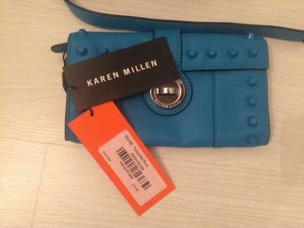 Сумка, кошелёк Karen Millen, Ripani кожаный клатч