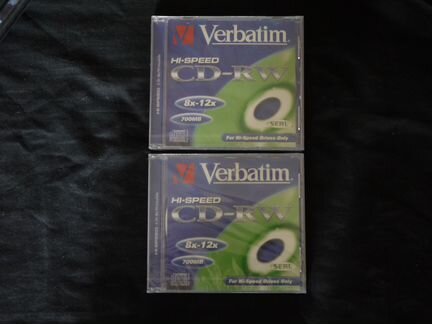 CD-RW 9 новых дисков и новый DVD-RW