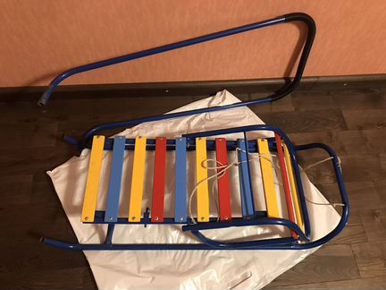 Санки детские с ручкой