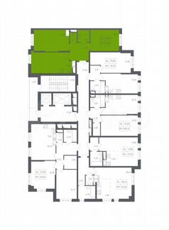 2-к квартира, 58.5 м², 19/19 эт.