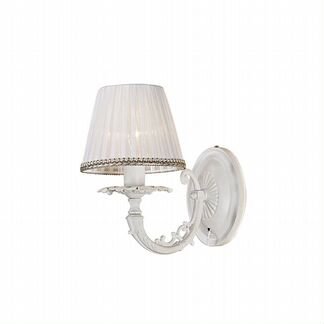 Бра с абажуром Citilux Канон CL412312 с выключателем Белое