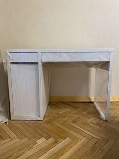 Письменный стол, белый 105x50см икеа микке (micke)