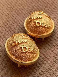 Винтажные клипсы Dior