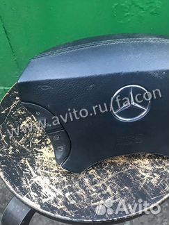 Подушка безопасности чёрная мерседес w220/s220