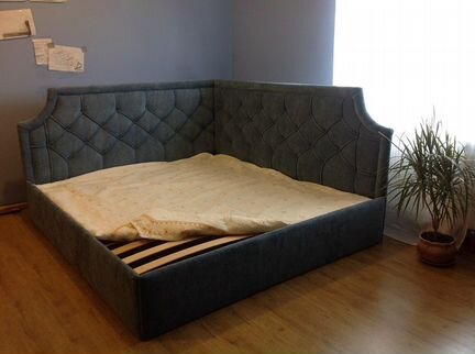 Кровать, с подъемным механизмом и ортопедическим о