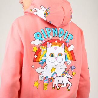 Худи RipNDip розовое