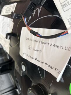 BMW X6 f16 обшивки дверей в коже