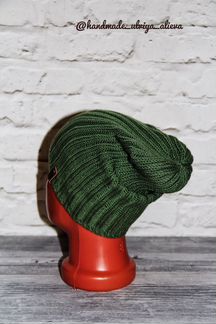 Шапка бини (ручная вязка)
