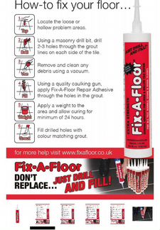 Супер клей для ремонта плитки FIX floor 300 мл UK