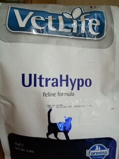 Корм для кошек VetLife UltraHypo бесплатно