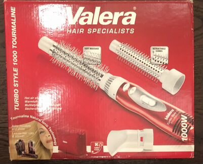 Фен-щетка Valera 1000W турмалин новая