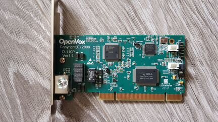 OpenVox D110P - Интерфейсная плата, voip, asterisk
