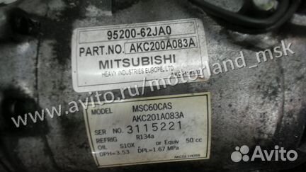Компрессор кондиционера Suzuki Swift, 2007