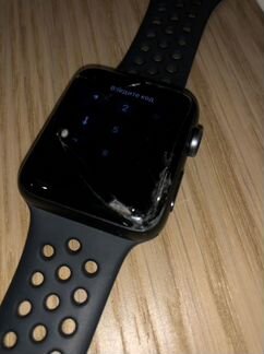 Часы apple watch 3 сломанные