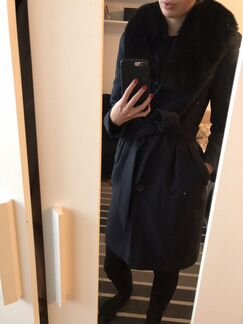 Пальто с мехом