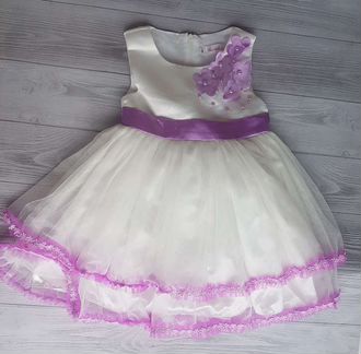Платье праздничное (подойдет в сад для снежинки)