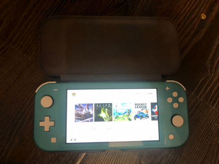 Nintendo switch lite+128гб+чехол