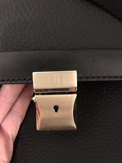 Мужской кожаный портфель Dunhill