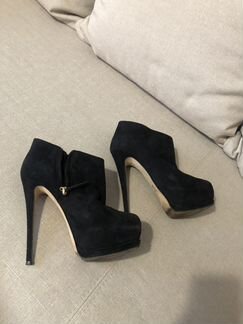 Zanotti ботильоны замшевые
