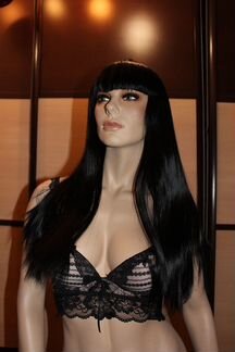 Парик Черный прямой длинный mayliss 50