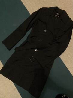 Тренч/плащ dkny чёрный