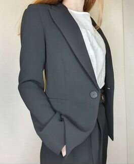 Жакет Mango, цвет черный