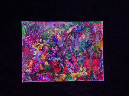 Картина на холсте. Масло, акрил. 4 этюда