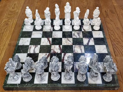 Шахматы Русские сказки каменные