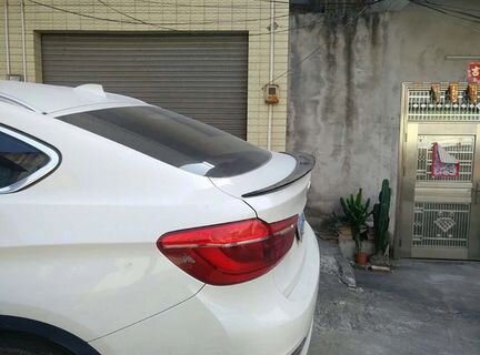 Спойлер BMW X6 f16 X6M f86 чёрный глянец