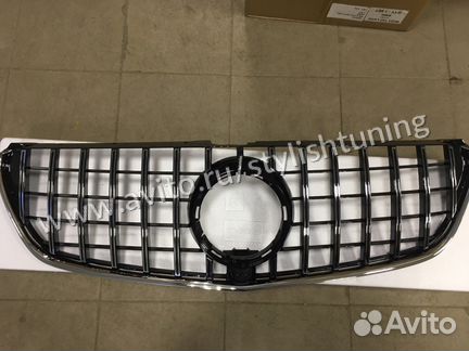 Решетка радиатора Mercedes V-klass GT дизайн хром