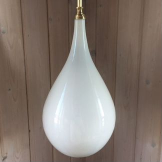 Старинная люстра-капля, латунь, интересный плафон