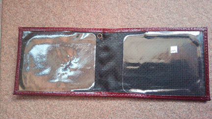 Обложка на удостоверение кожа