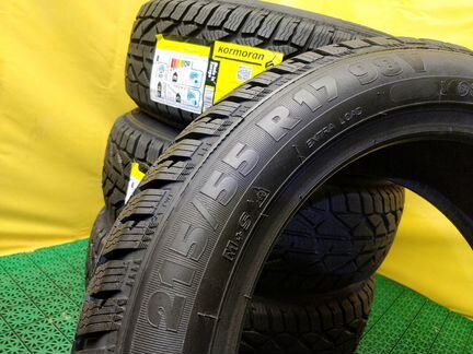 Pезина 215/55 R17 зимняя липучка Kormoran новая