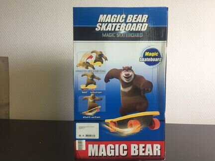 Радиоуправляемый медведь на скейтбордe Magic Bear