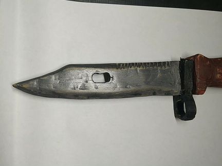 Деревянный макет армейского штык ножа 6 х 4(деревя