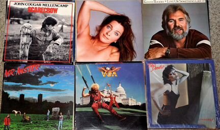 Виниловые пластинки из США