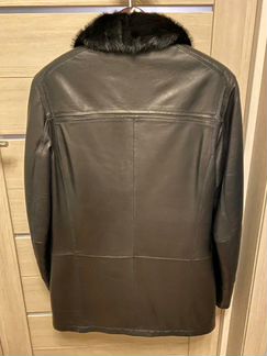 Кожаная дублёнка