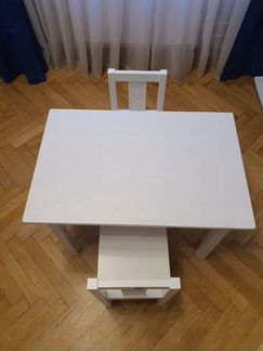 Стол стул детский Икея Сундвик Криттер