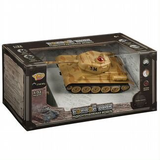 Танк на р/у Yako toys М 1:32, свет, звук, аккумулятор (М85763)