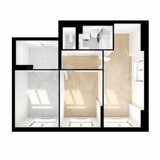 2-к квартира, 59.3 м², 14/17 эт.