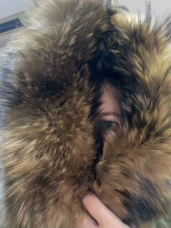 Парка женская с натуральным мехом