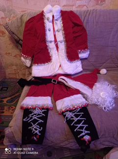 Костюм деда мороза детский