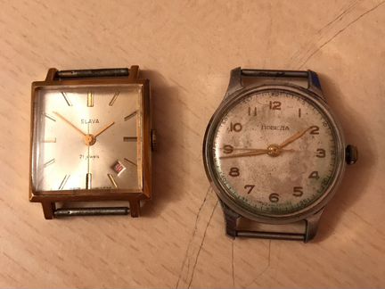 Часы механические и электронные