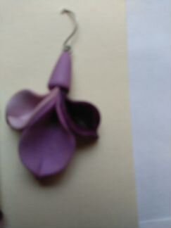 Бусы + серьги глина